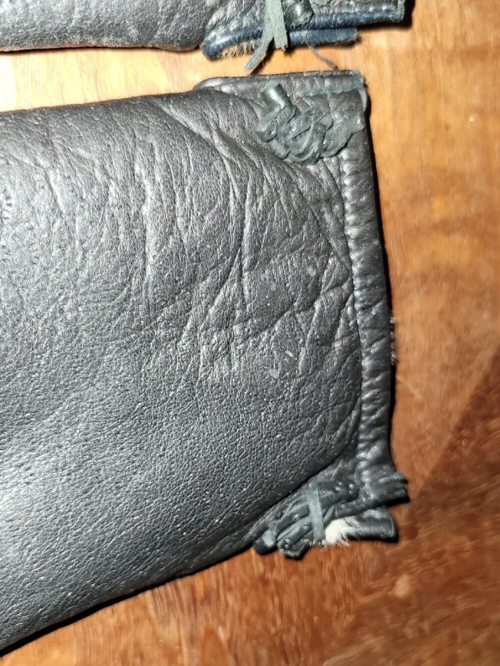 Vintage. Leather Gloves. Rabbit-fur Lining. Womens Medium